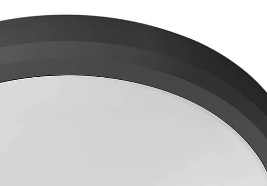 Plafonnier noir Doris avec LED Philips 8719514417878