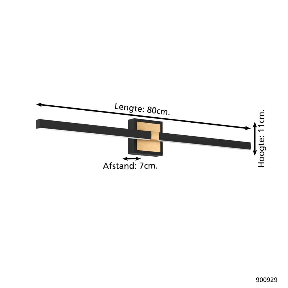 Applique de salle de bain Peguera 80 cm Eglo 9008606274994