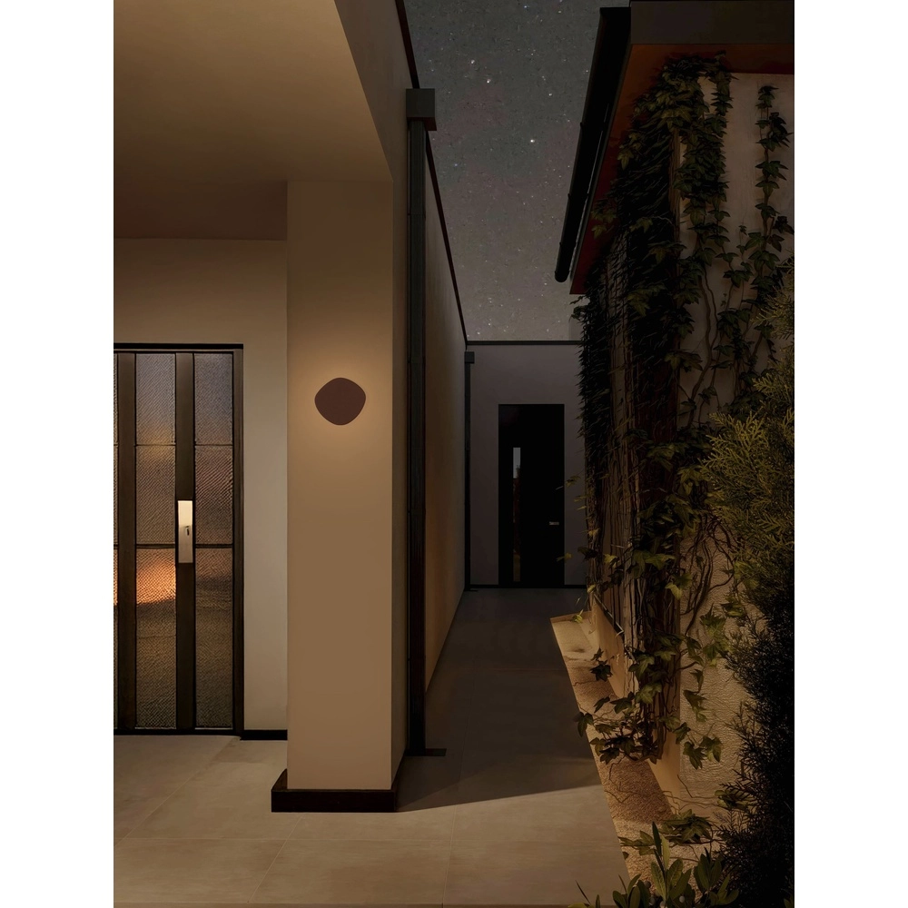 Lampe murale de conception Balic Brun rouille extérieur Lyora 5212017497130