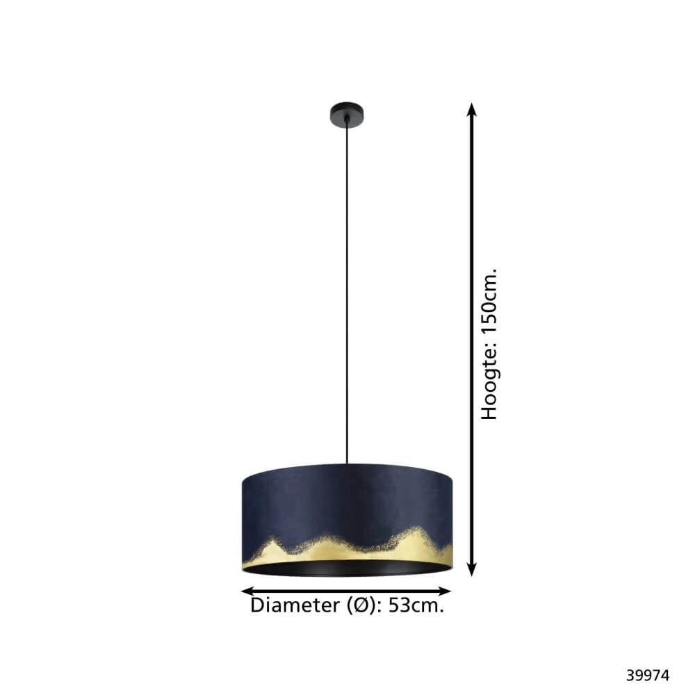 Lampe suspendue chic Casuarita Ø 53 cm Stars of Light 9002759399740