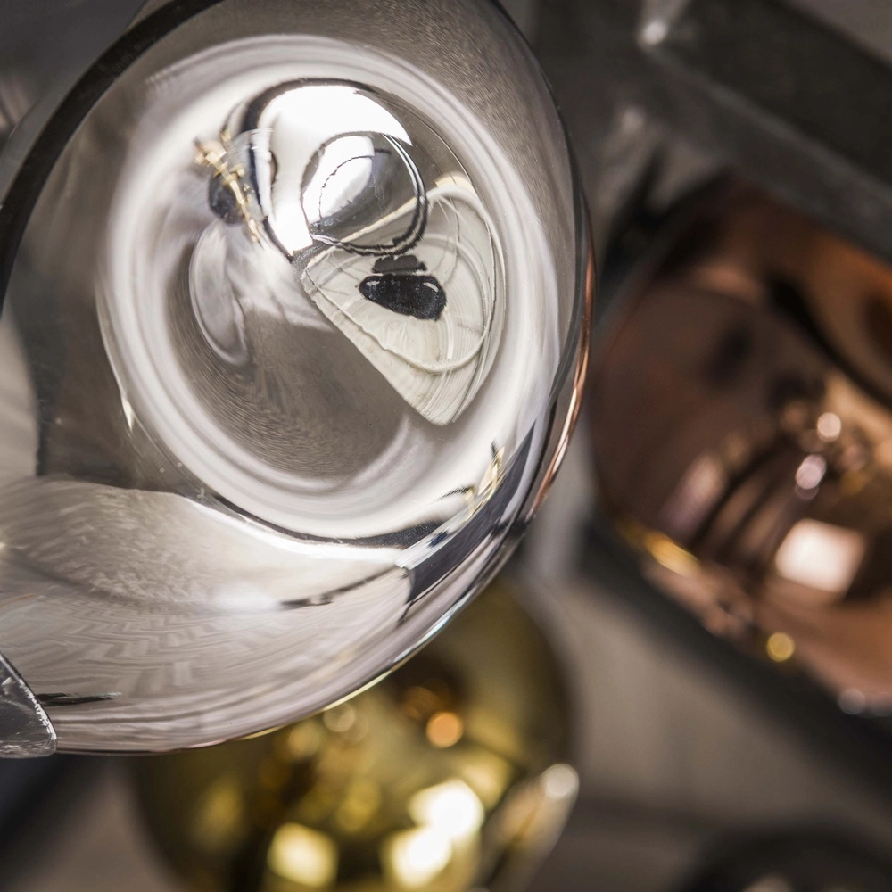 Lampe de pied en verre Stellar 5 lumières Lyora 8716803511637