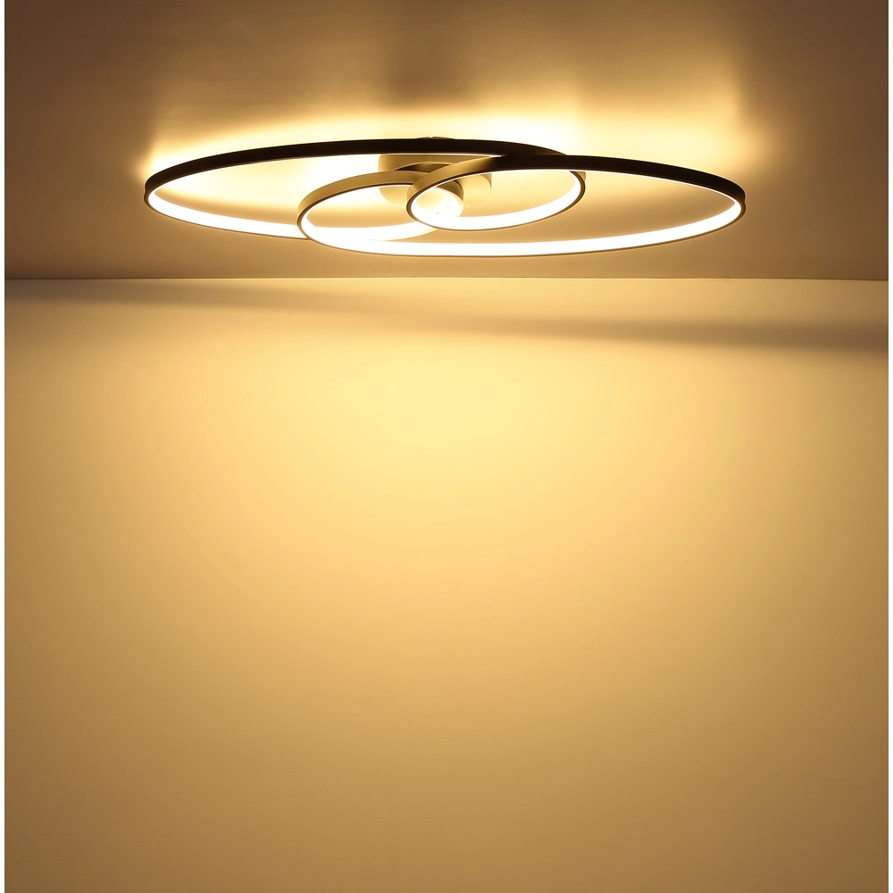 Lampe de plafond à design Spira Noir Globo 9007371569465