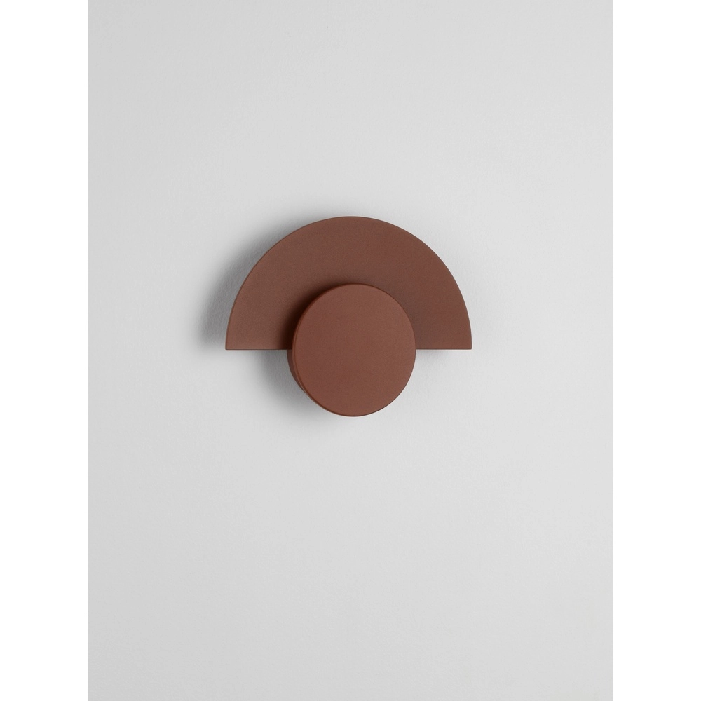 Lampe murale moderne Gloo brun rouille - 2700K Lyora 5212017497260