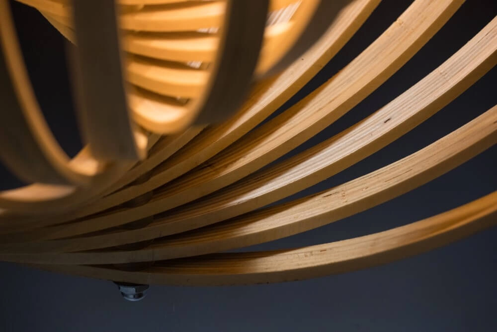 Lampe suspendue en bois Woody Ø 59 cm ETH 8720195305330