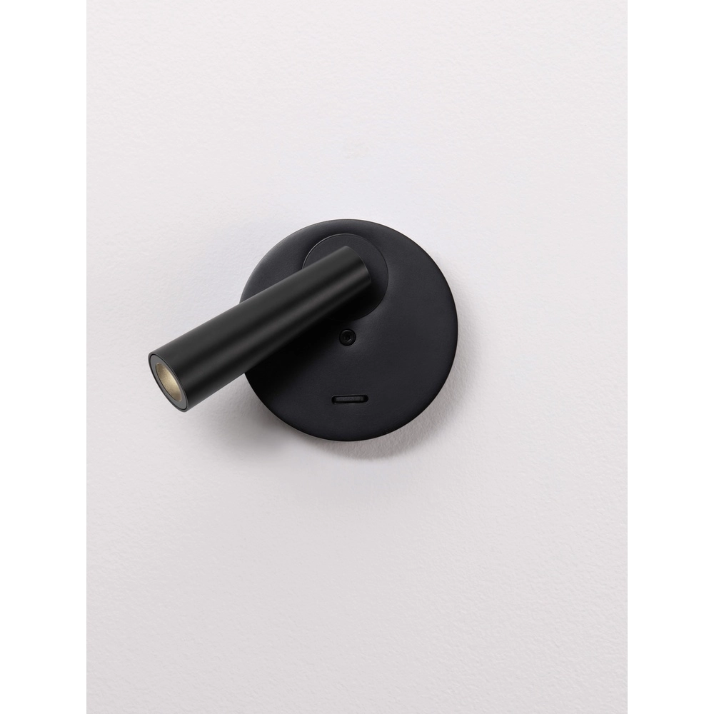 Lampe de chevet Tico noir Lyora 5212017473172