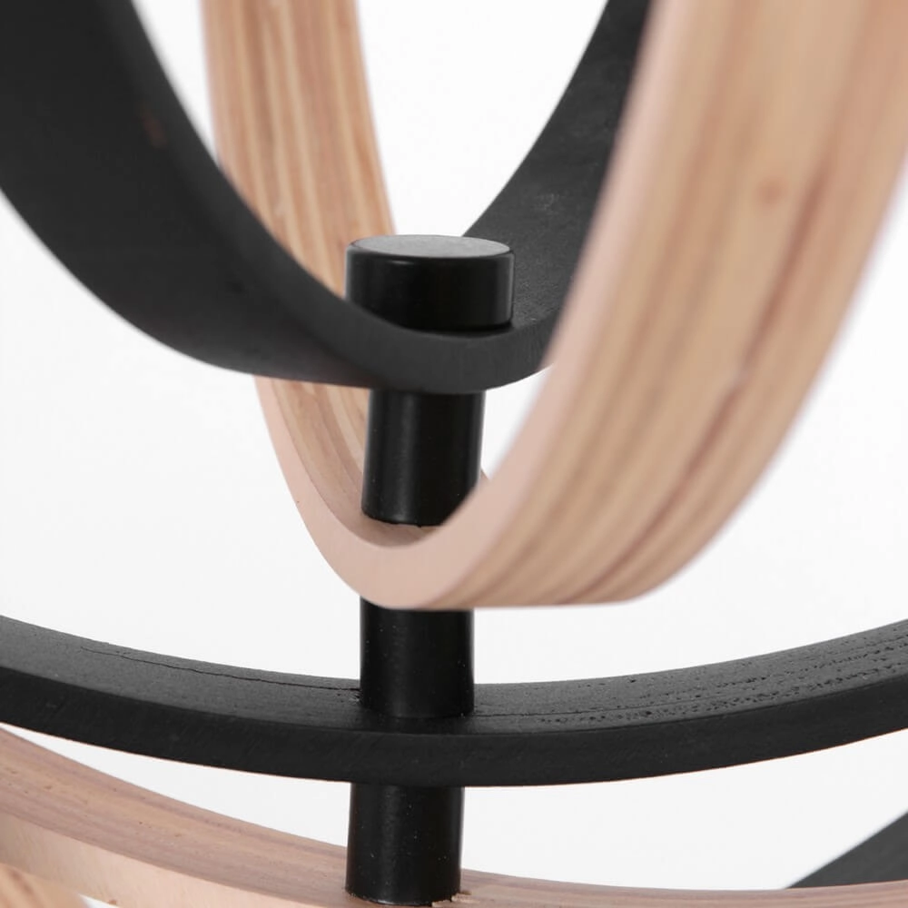 Lampe suspendue en bois Muoversi Ø45cm Steinhauer 8712746166309