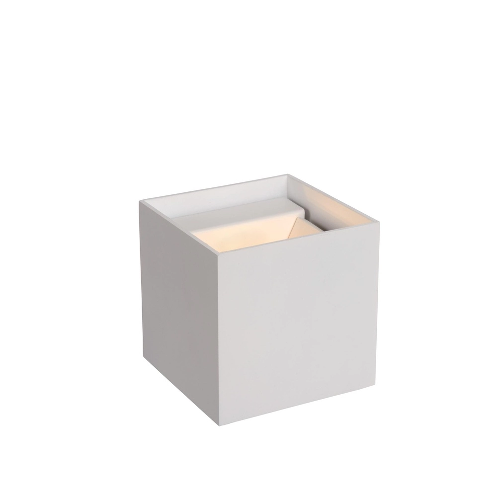 Projecteur mural carré Xio 2700K blanc Lucide 5411212091895