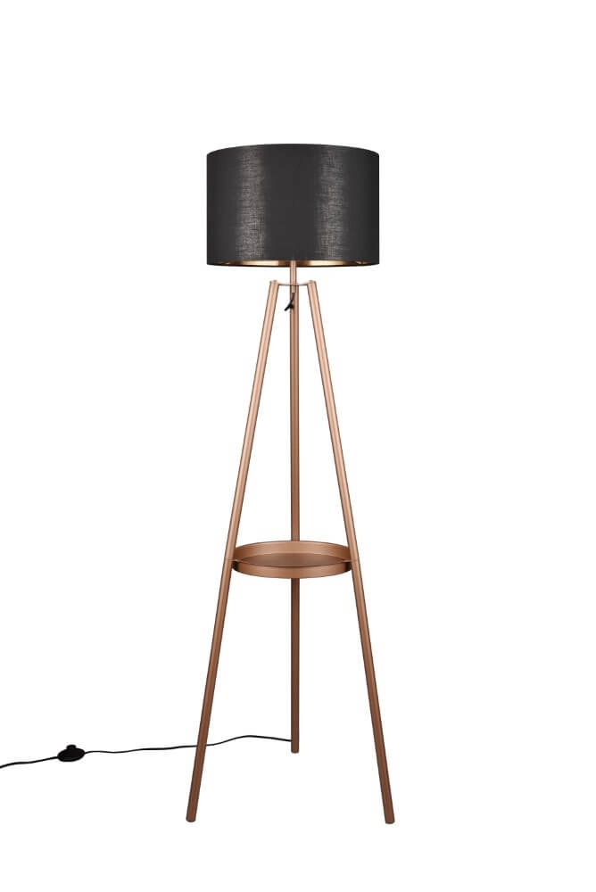 Lampadaire sur pied Colette noir avec de l'or Lampadaire sur pied Colette noir avec de l'or