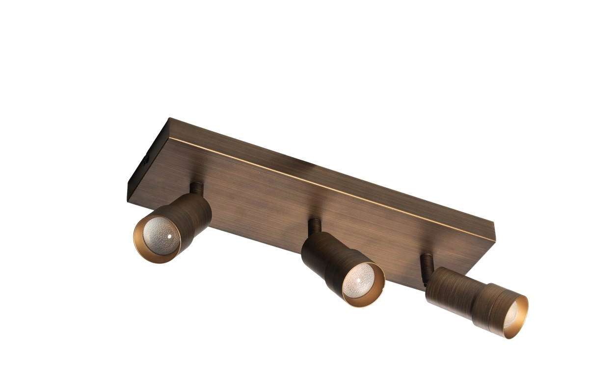 Triple point de repérage en surface Liam LED - Bronze