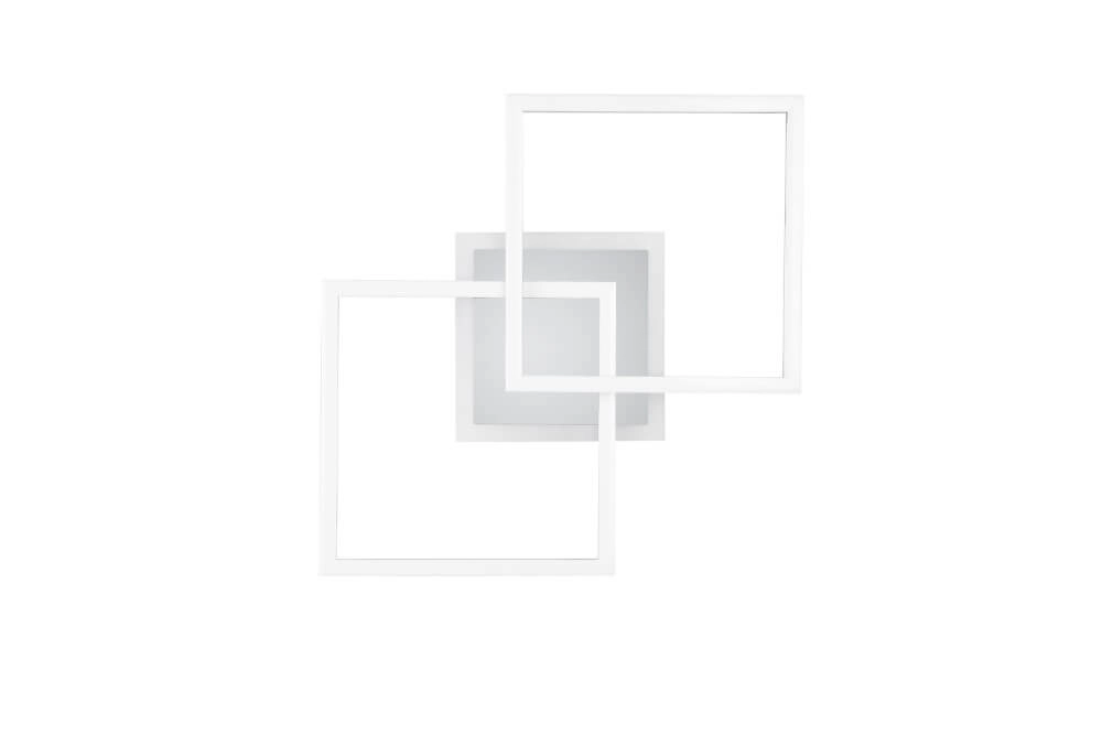 Plafonnier LED Venida intensité variable, 2 lumières, chrome Trio 4017807521931