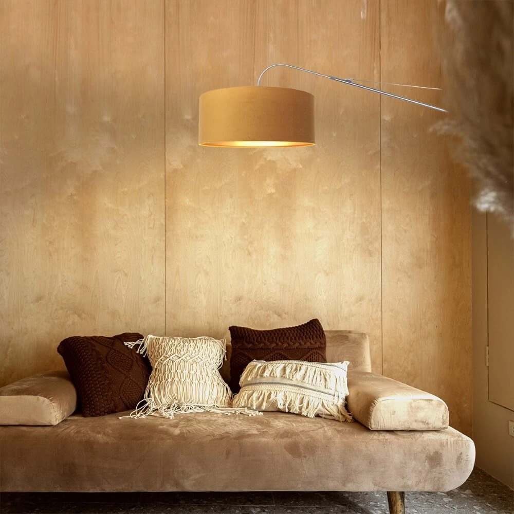 Lampe de lecture murale Elegant Classy avec du velours doré Steinhauer 8712746146028
