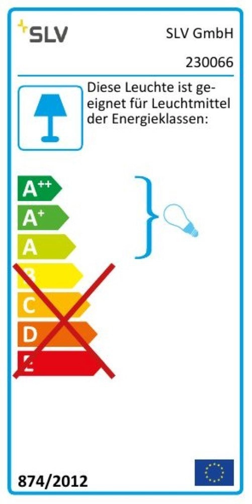 Lampe de terrasse Vap Slim 60 SLV 4024163124607