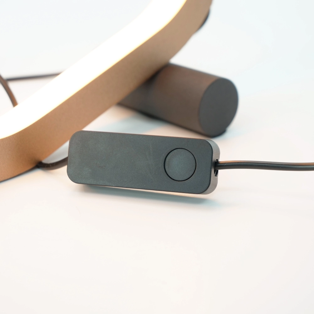 Unique table lamp Estrella black with brown Stars of Light 9008606357765