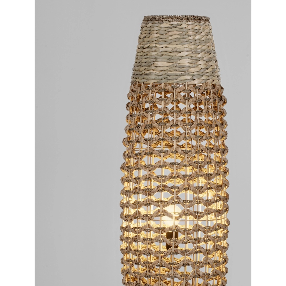 Lampadaire Anada marron Ø 33cm Lyora 5212017477484