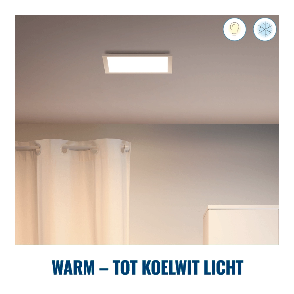 Plafonnier Panel blanc - 36W WiZ 8719514554856