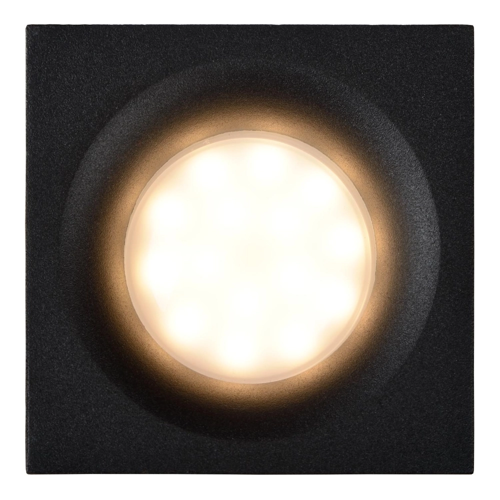 Projecteur encastré Ziva IP44 noir Lucide 5411212092199