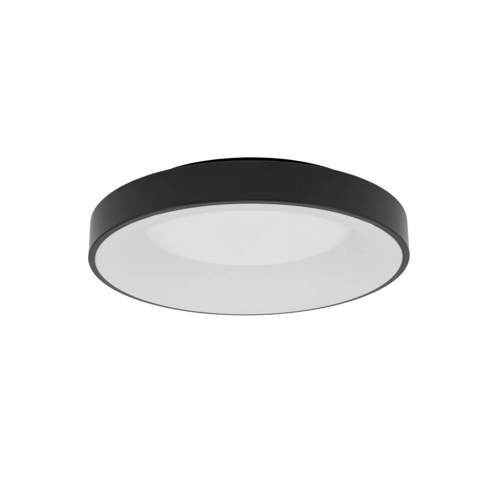 Plafonnier rond Nikki Round noir Ø 48cm Plafonnier rond Nikki Round noir Ø 48cm