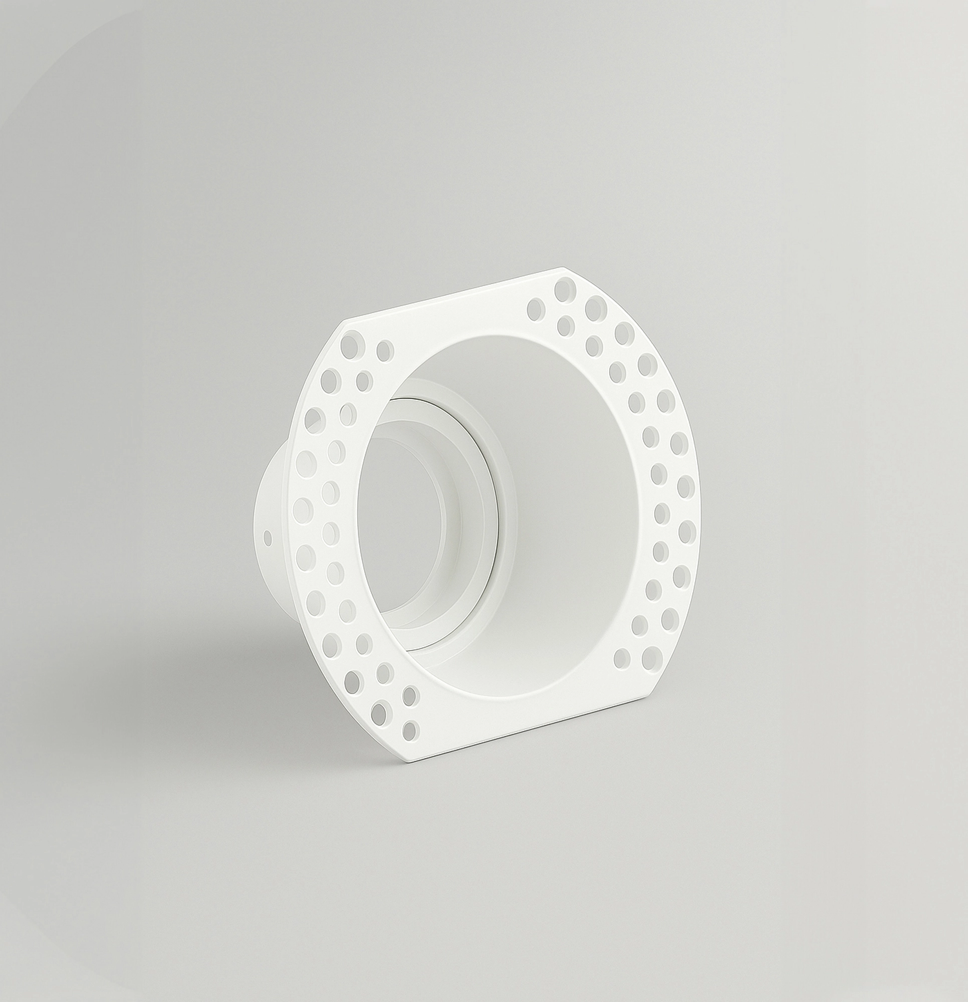 Tache en stuc en retrait Slim Trimless 3 IP65 blanc orientable