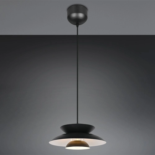 Conception de la lampe suspendue Amarila noir Ø 40cm