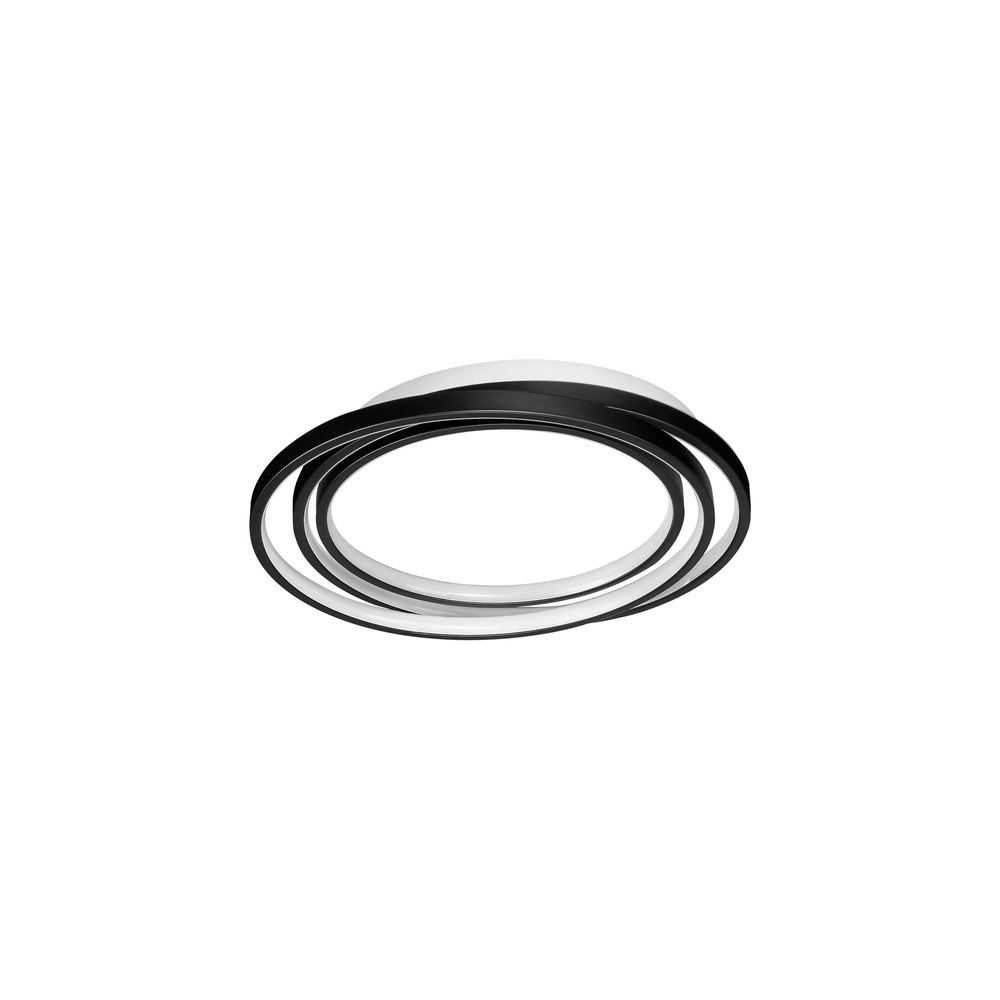 Plafonnier rond Arbor noir Ø 44cm Lyora 5212017454928
