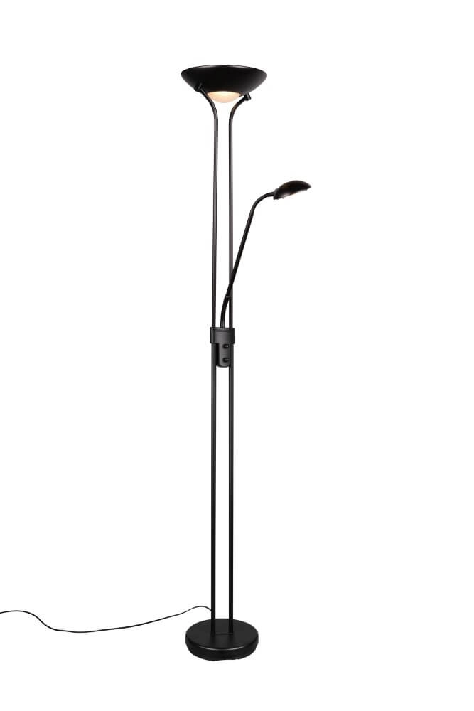 Lampe de lecture LED noire Spock Trio 4017807618143