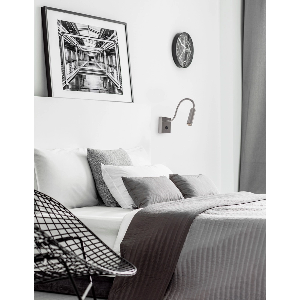 Lampe de chevet Madison chrome Lyora 5212017410979