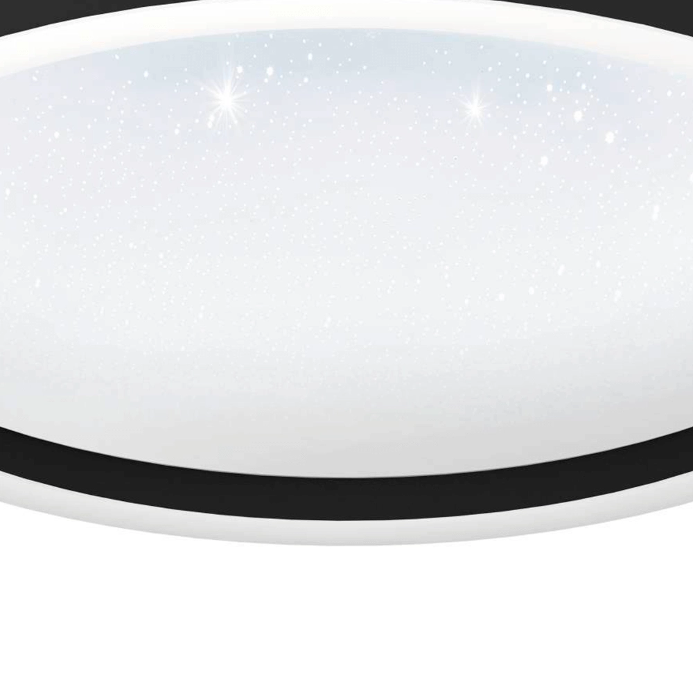 Plafonnier Zigbee Montemorelos-Z Ø 42cm noir Eglo 9008606243839