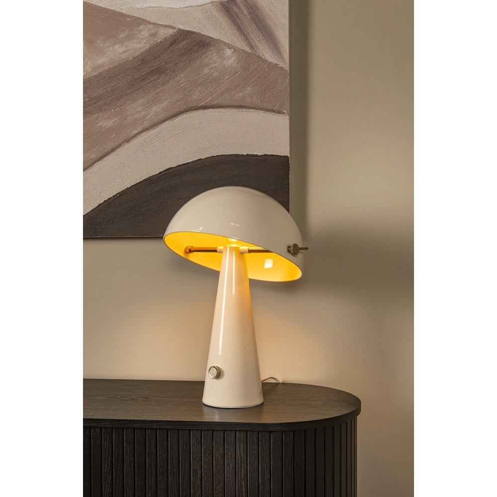 Lampe de table Barone Crème 38cm Lucide Vibes 5411212650108