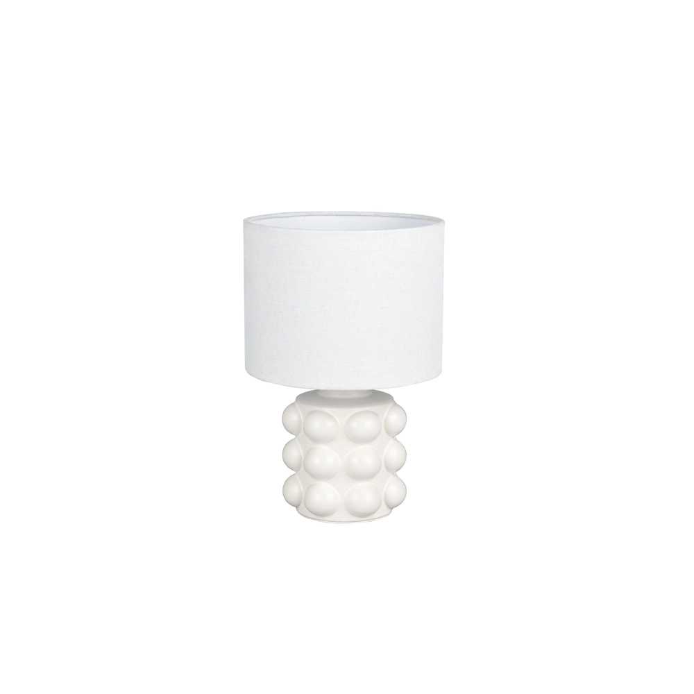 Lampe de table Kate blanc Ø 20cm Trio 4017807662535