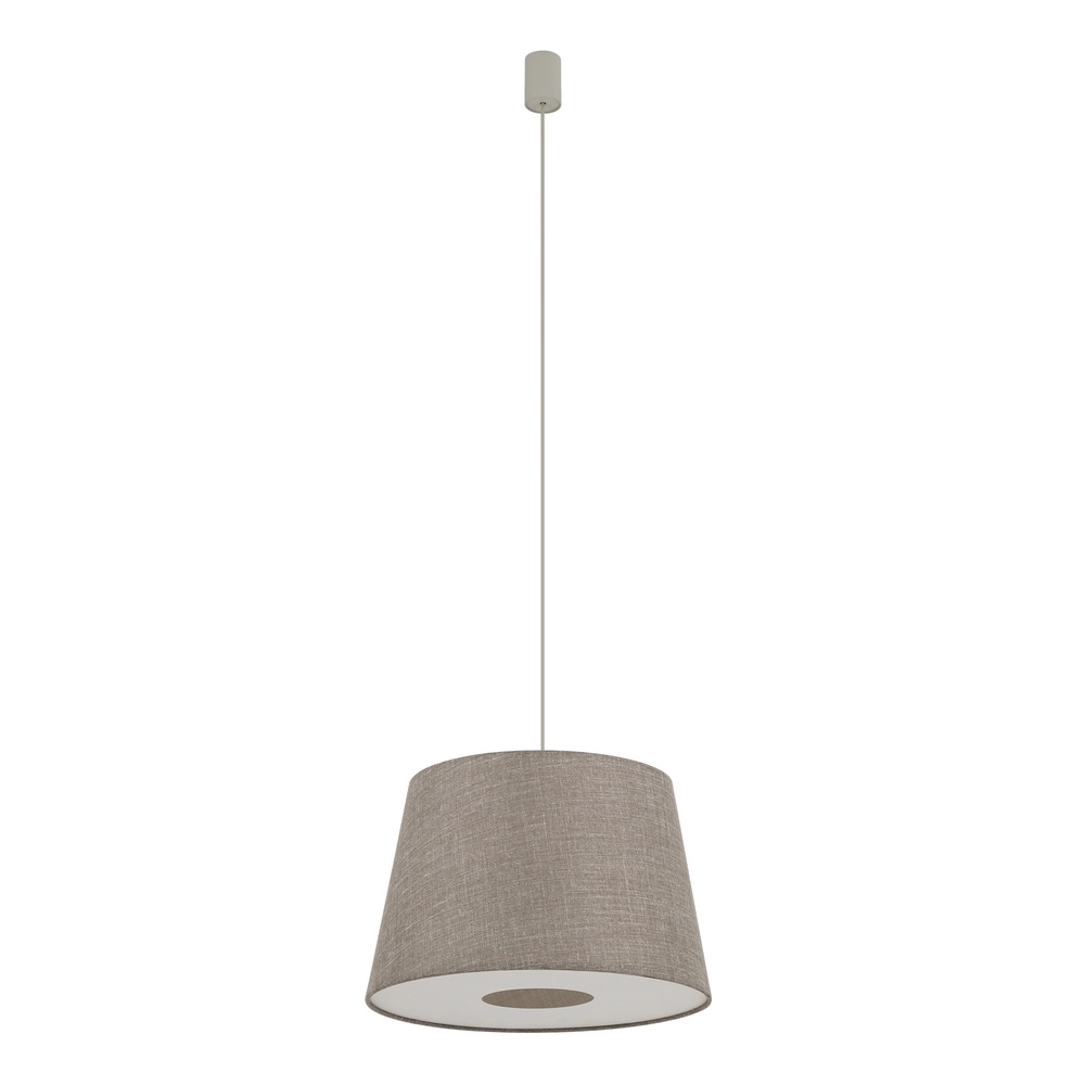 Lampe suspendue Tutoia brun sable Ø 46cm