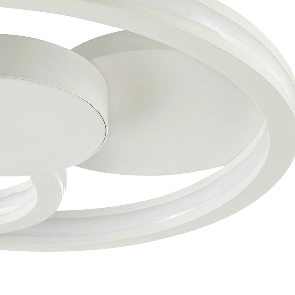 Lampe de plafond blanche Revola conception Ø 40 cm Brilliant 4004353477478
