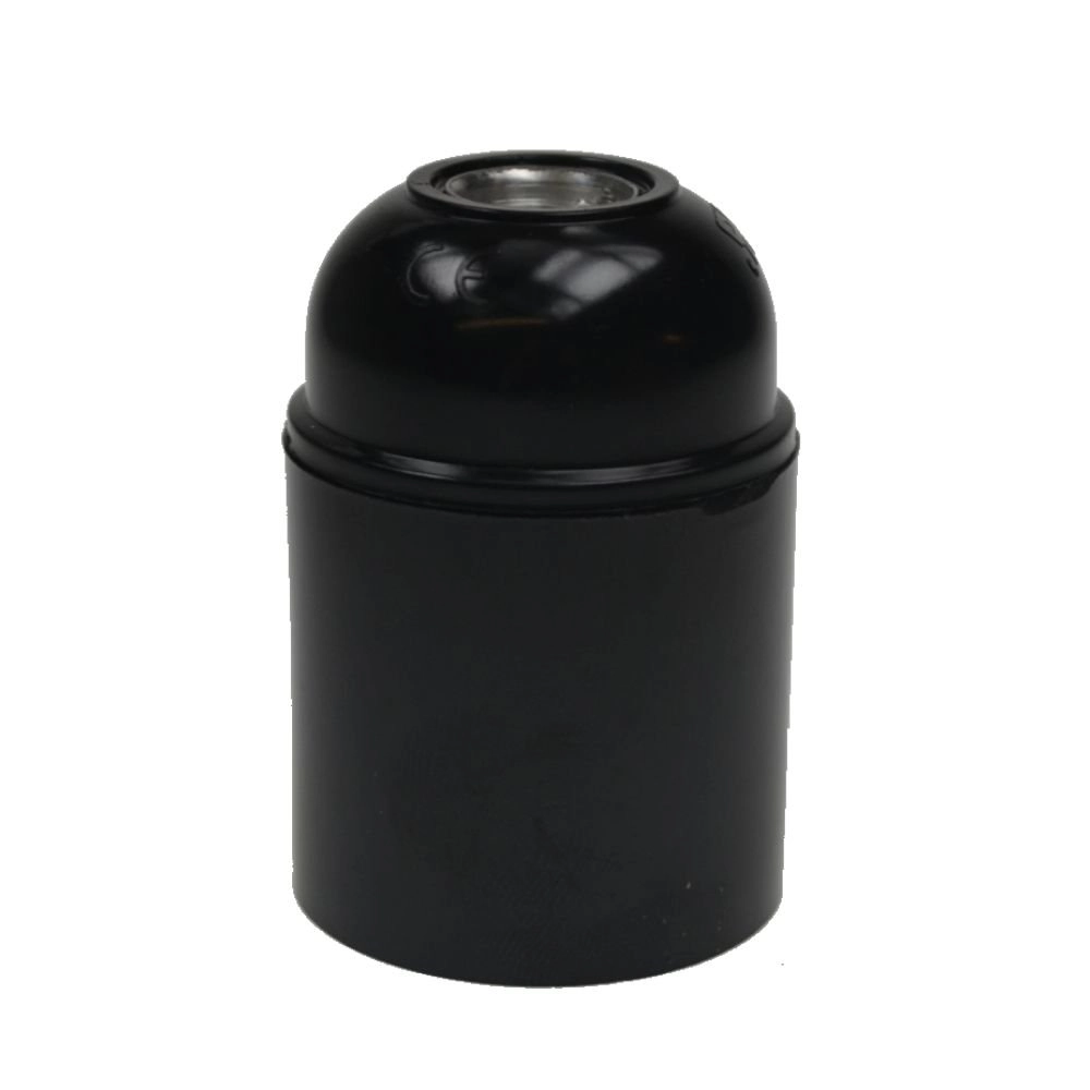 Support de lampe E27 - Base noir lisse Support de lampe E27 - Base noir lisse