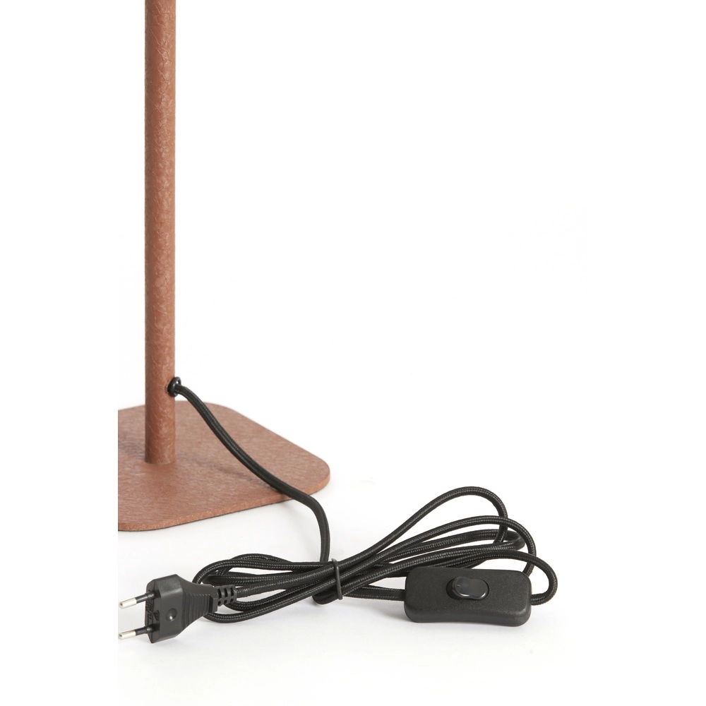 Lampe de chevet Elenie 15x15cm - orange foncé mat Light & Living 8717807818814