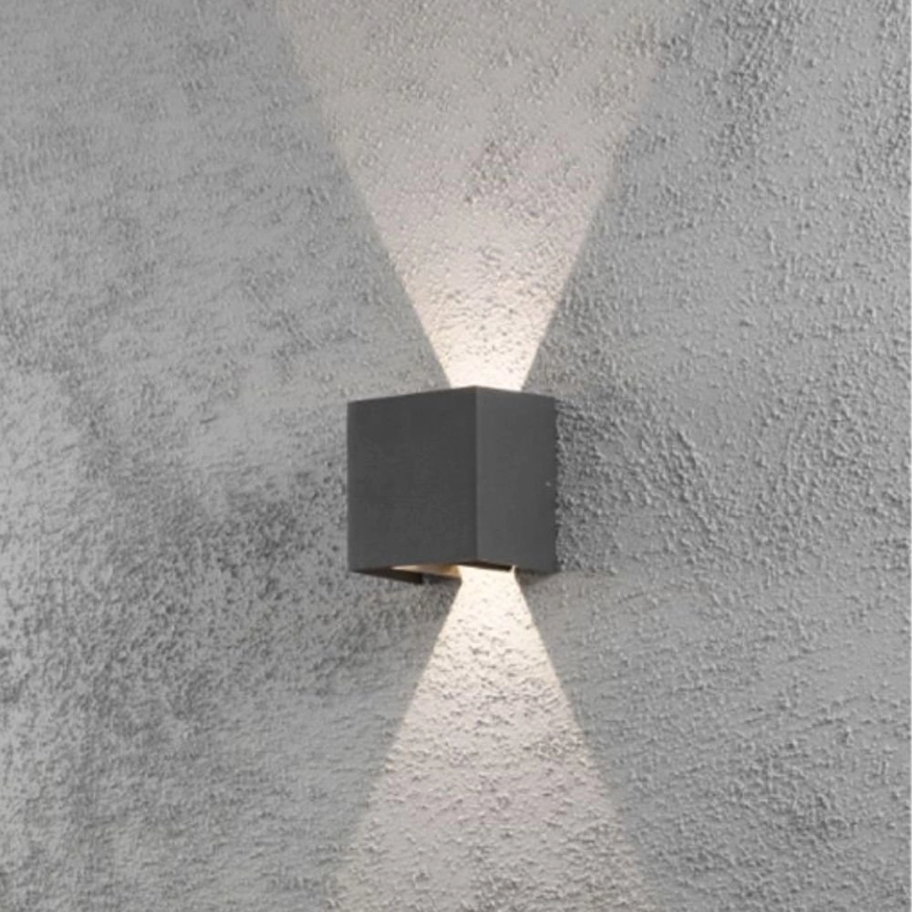 LED lampe d'extérieur Cremona Up - Down 2x3w - 3000K 13,5cm anthracite KonstSmide 7318307959376