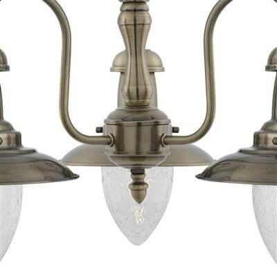 Lampe suspendue antique Fisherman Searchlight 5013874223975