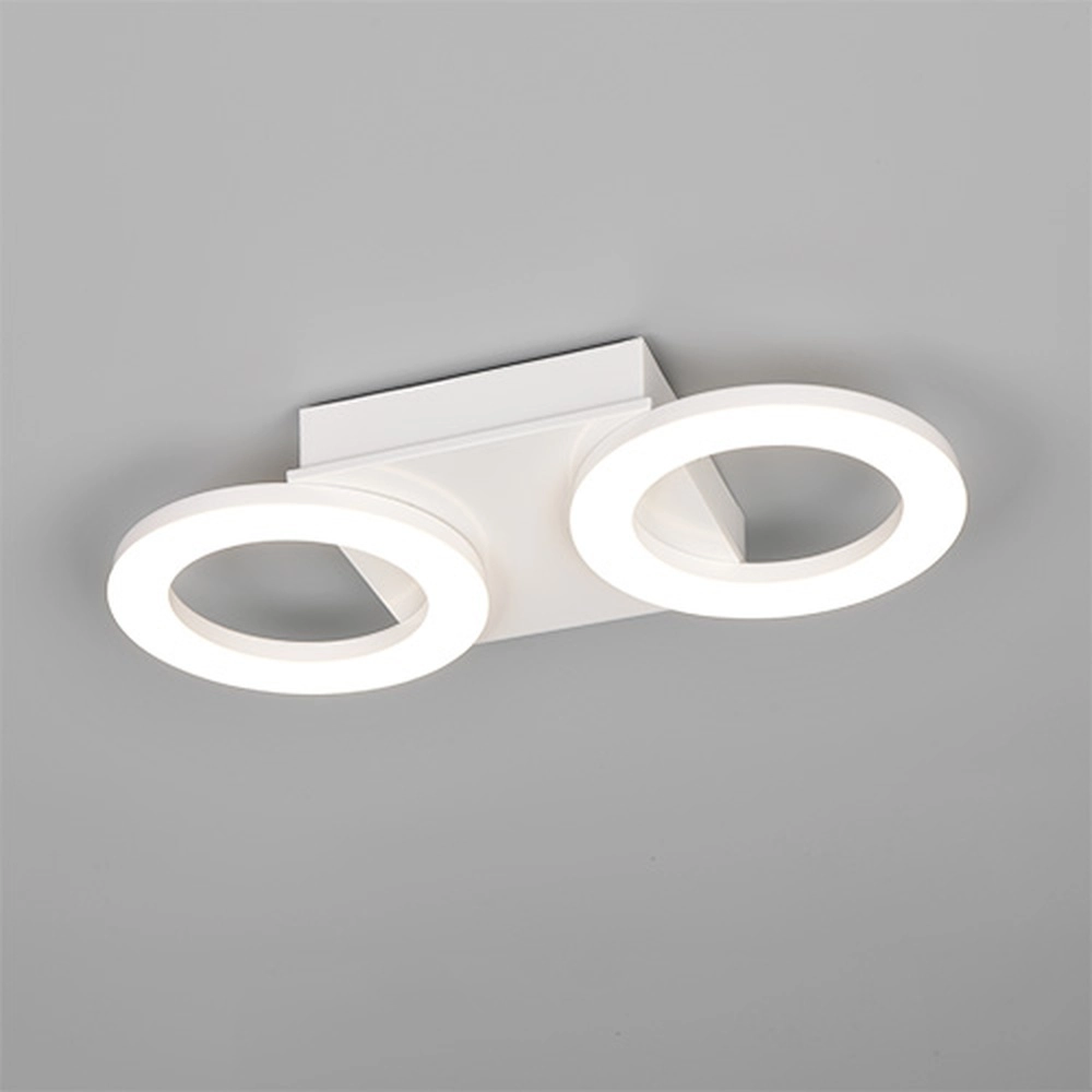 Lampe de plafond à design Cemi Blanc rond Trio 4017807704341