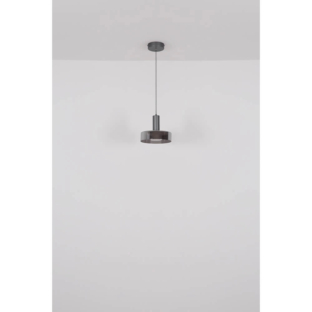 Suspension élégante Grant gris Ø 22cm Globo 9007371474899