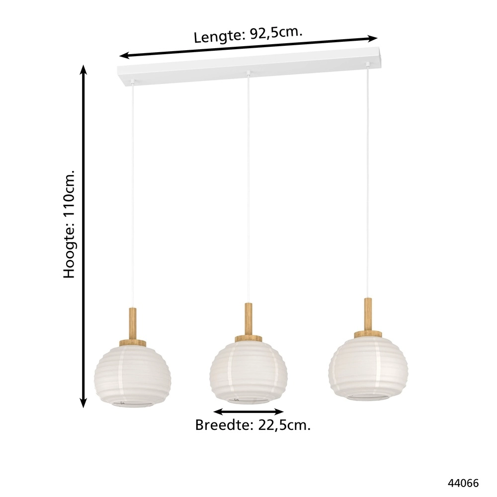 Suspension de 3L Summerhill Papier de voyage - Ø 23cm Eglo 9002759440664