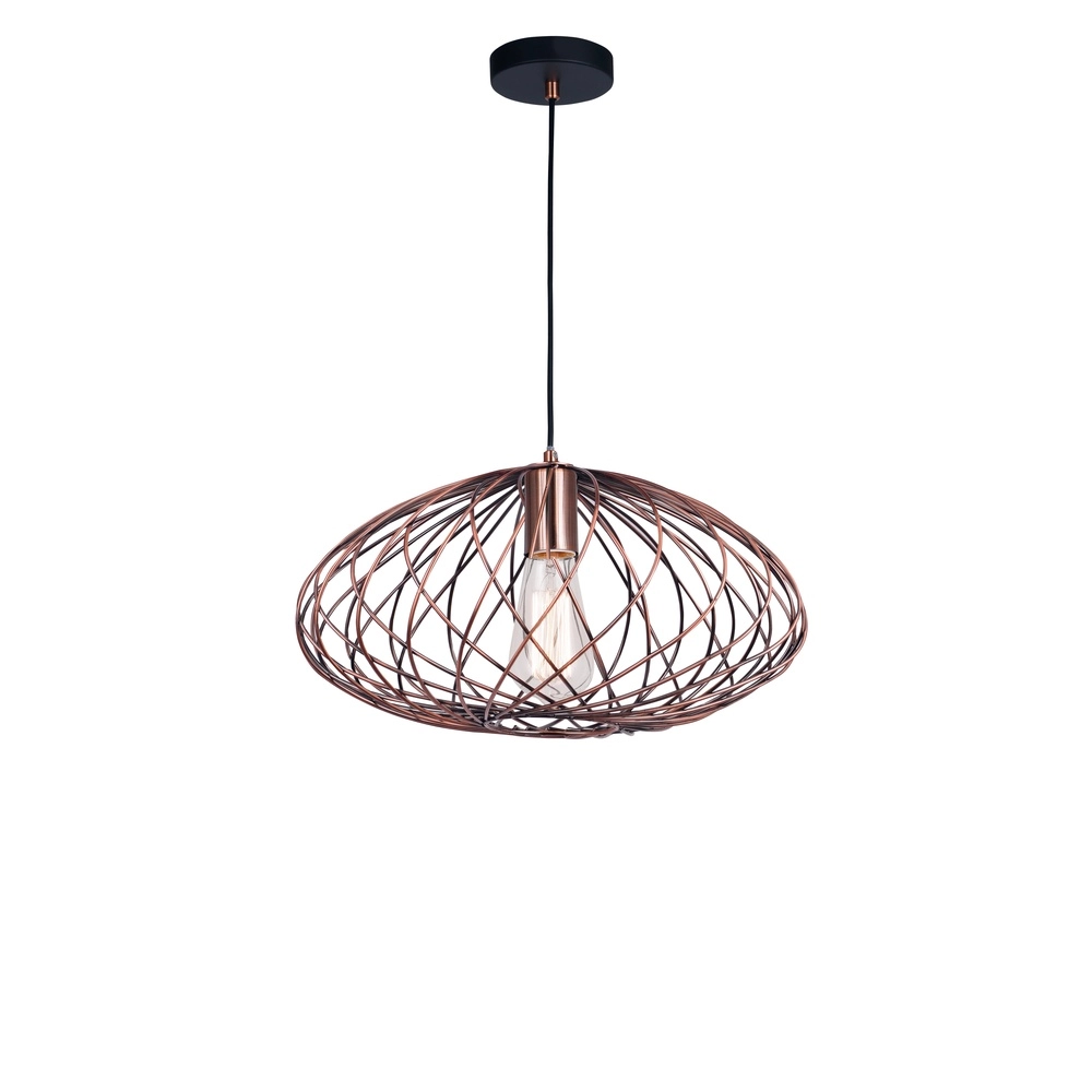 Suspension Eriberto Ø 35cm brun rouille Lyora 5212017407610