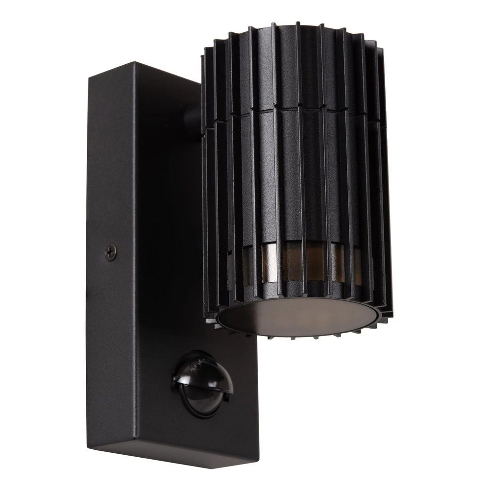 Lampe murale noire Timbala seulement avec capteur