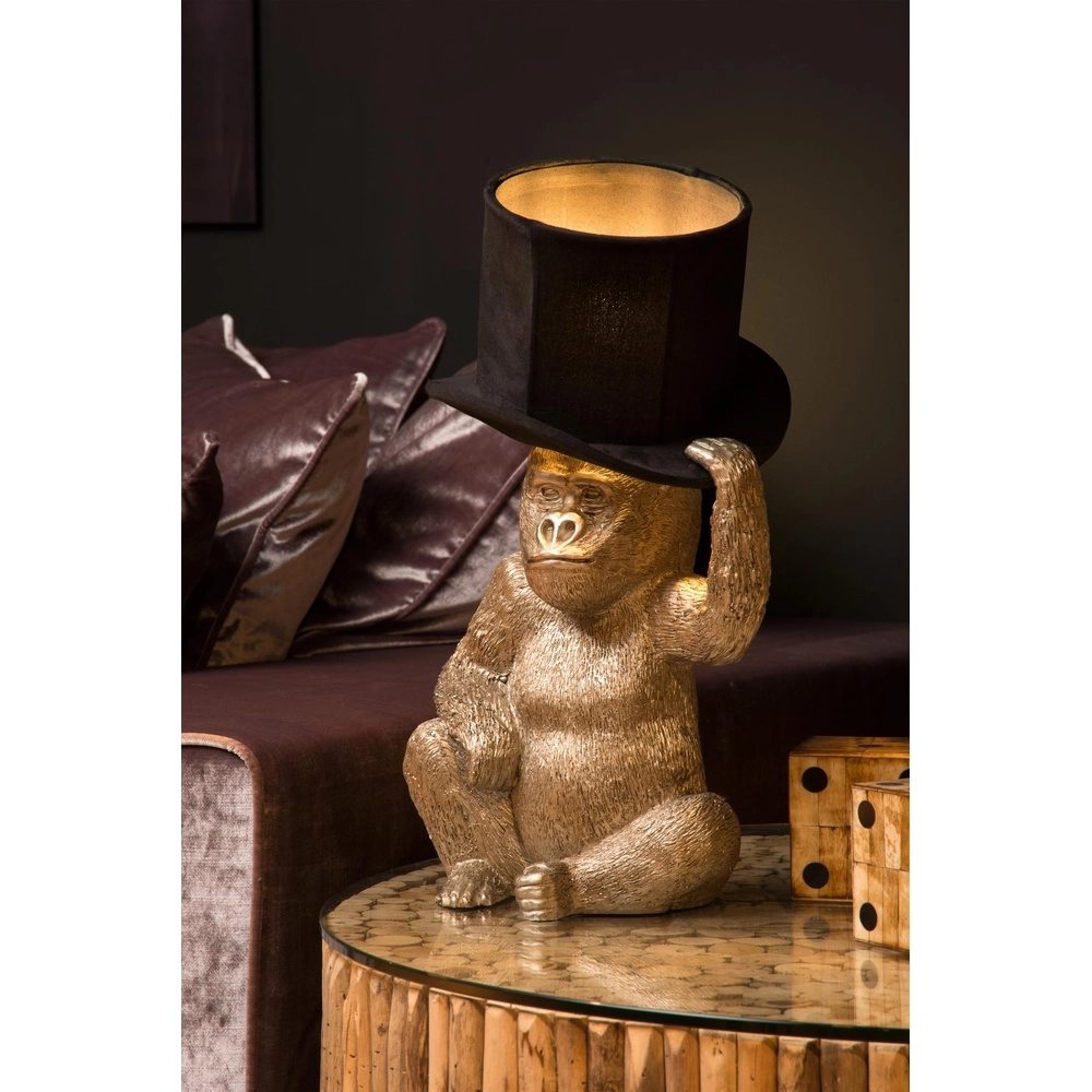 Lampe de table Extravaganza Gust Singe à capuche noire Lucide 5411212105349