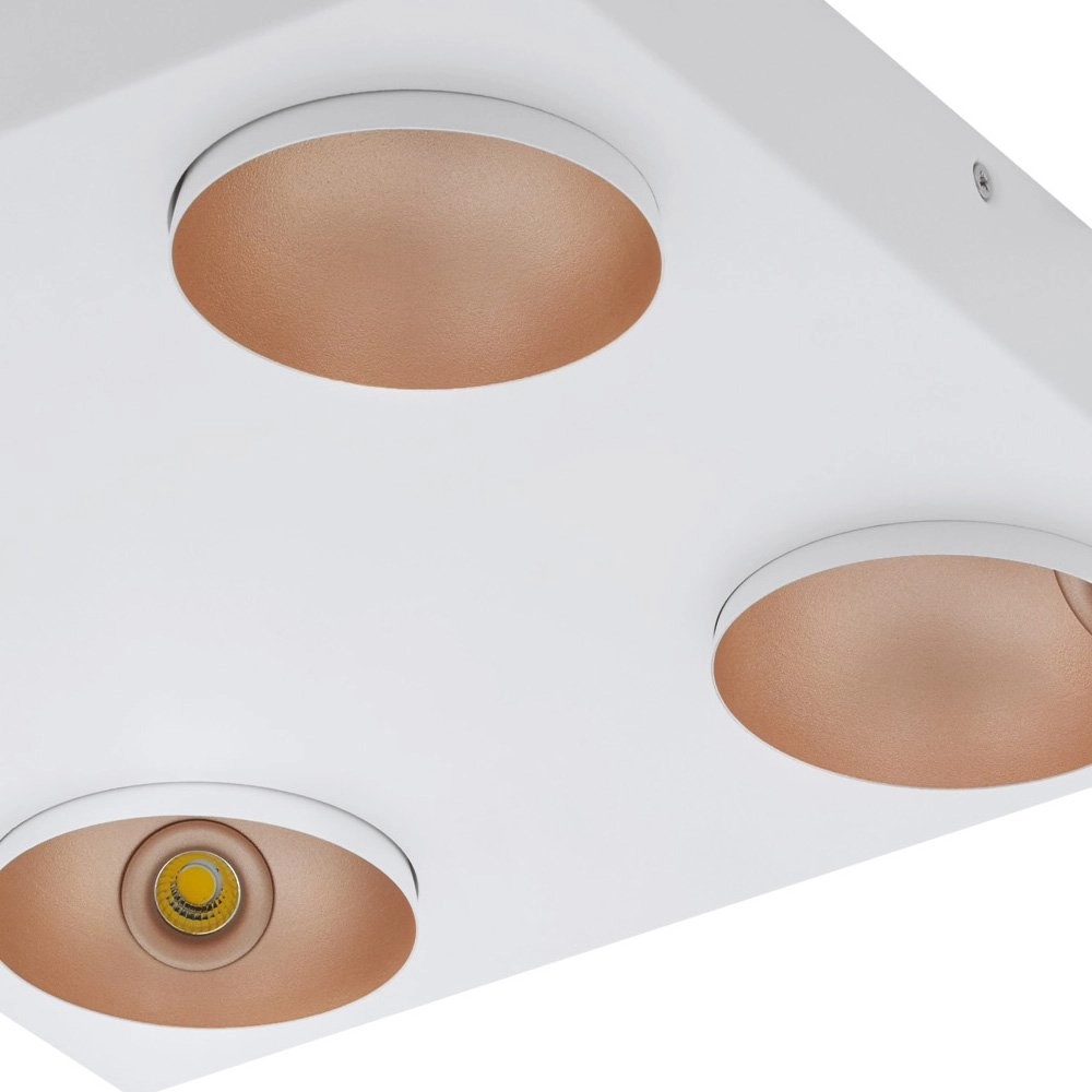 Plafonnier carré Ronzano blanc Stars of Light 9002759393779