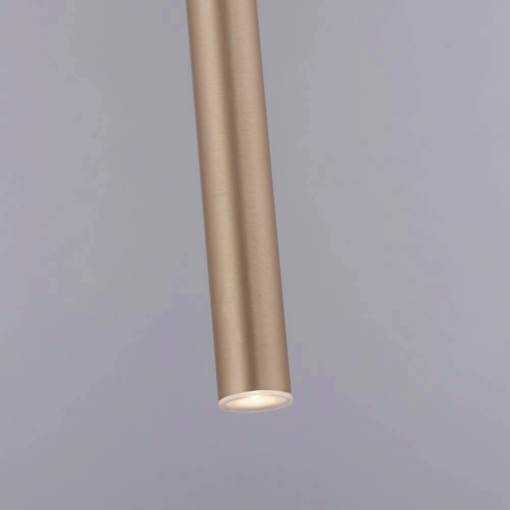 Lampe suspendue unique Flute 1 lumière en laiton Paul Neuhaus 4012248374740