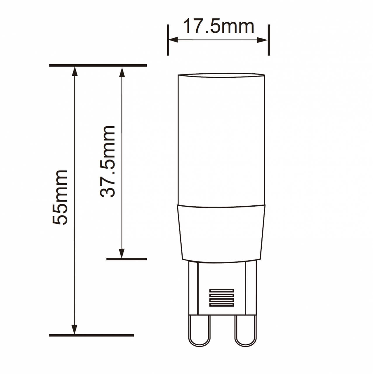 DIRIGÉ G9 - 3,3W - 450 lumen dimmable Lyora 8716803510258