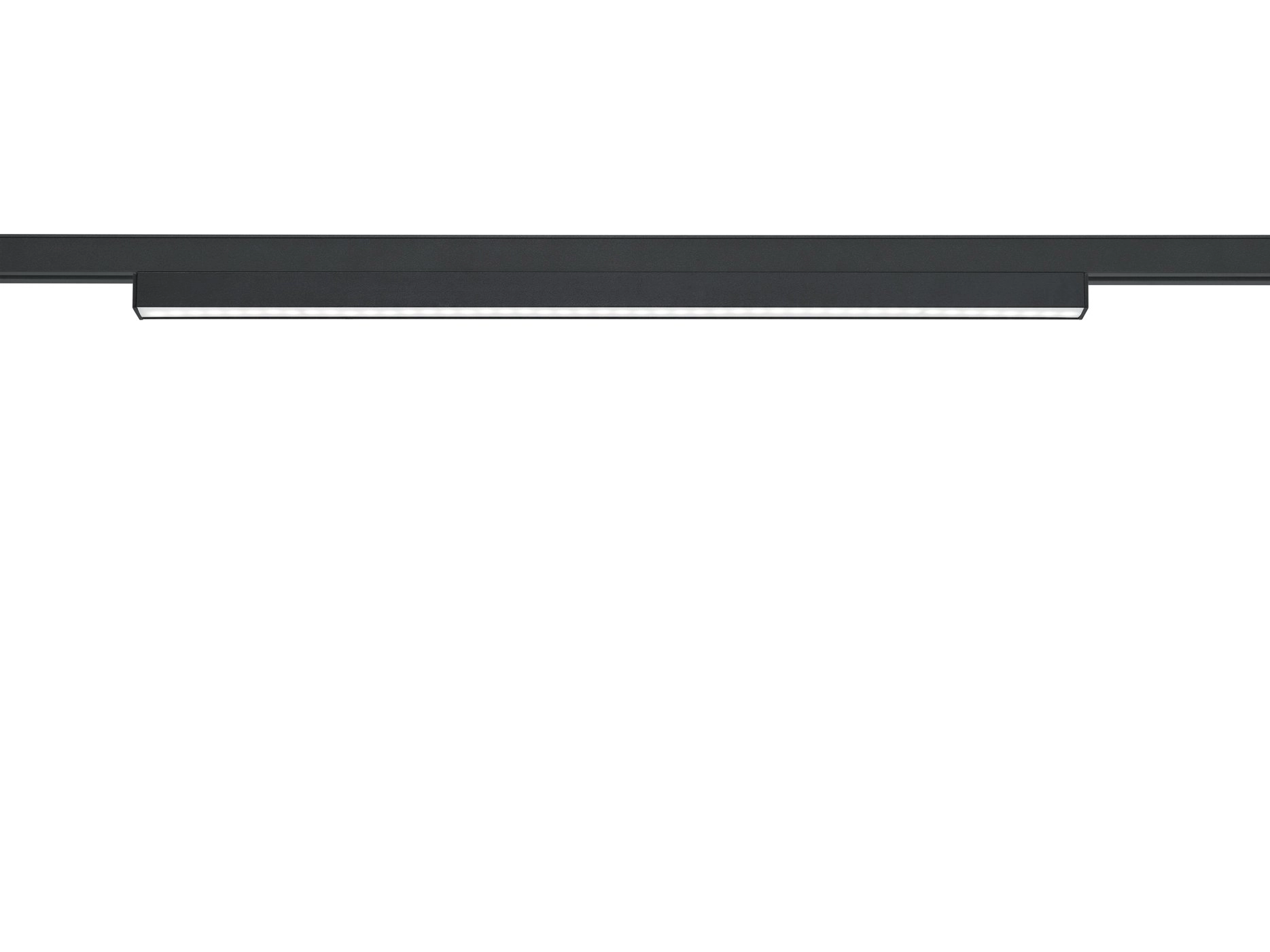Lampe LED rail 2 phases Duoline Beam noir Lampe LED rail 2 phases Duoline Beam noir