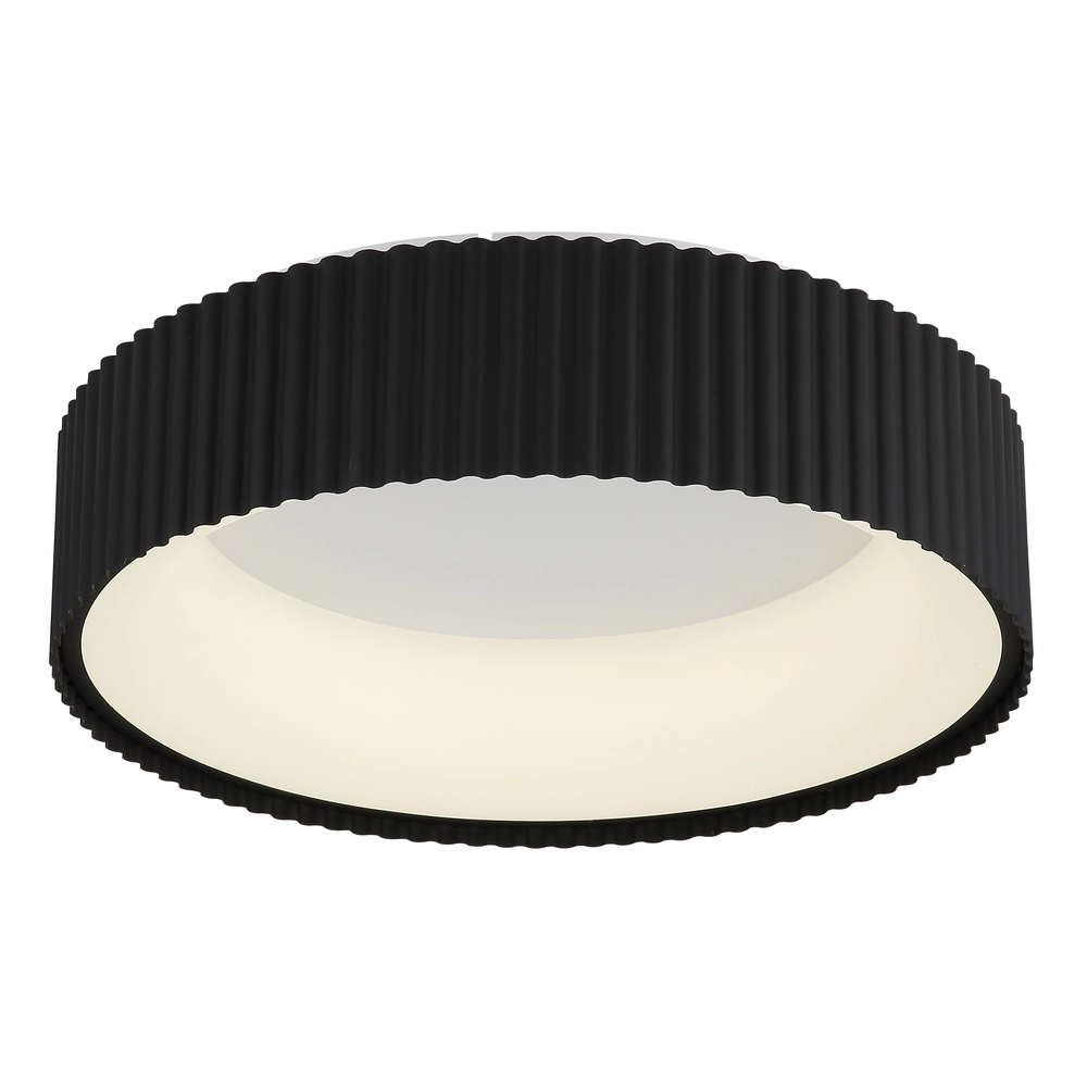 Lampe de plafond Kemp noir Ø 46cm Globo 9007371575268
