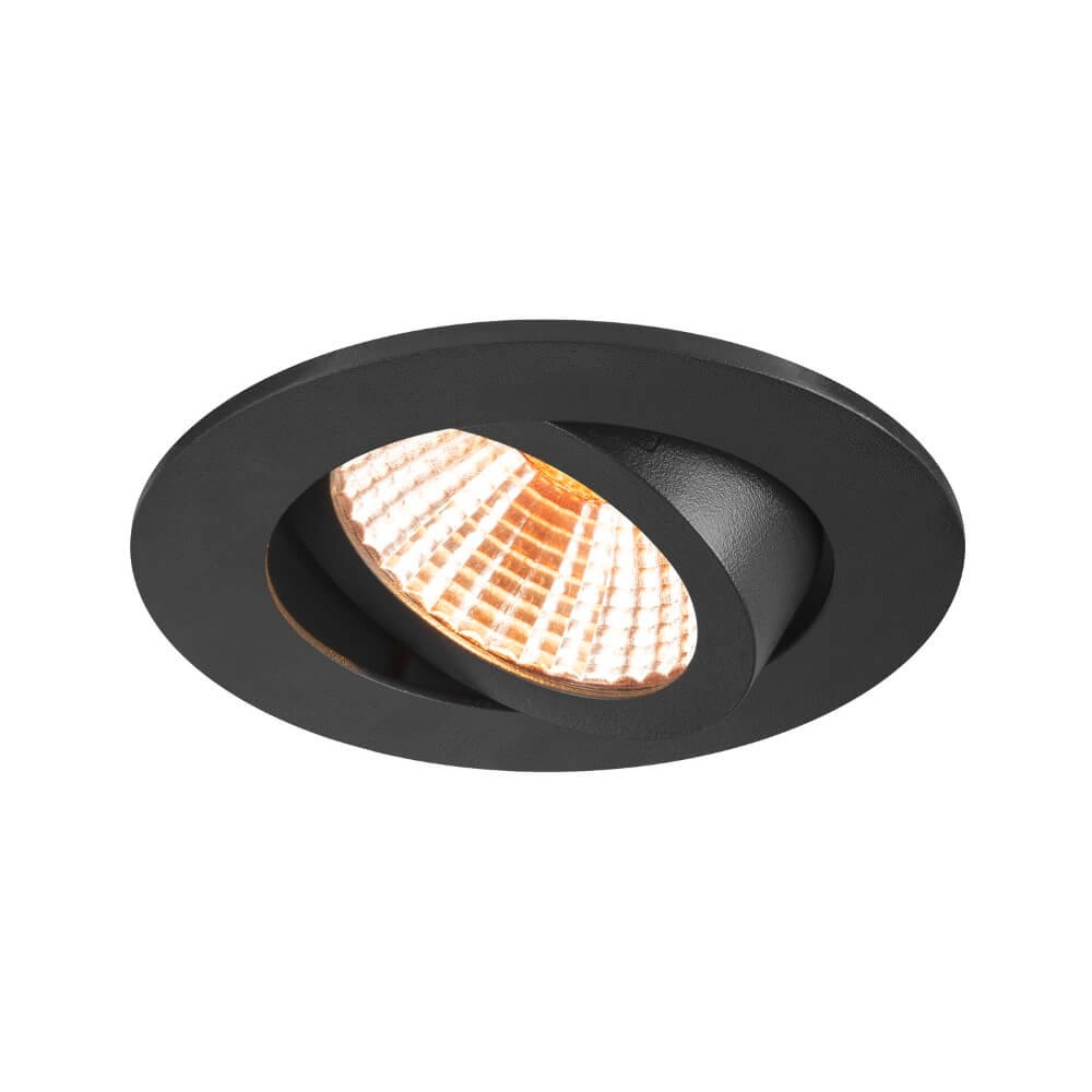 Spot LED rond New Tria 68 DTW noir - 1800-3000K - 700lm - 38g SLV 4024163277433
