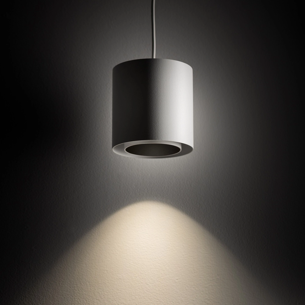 Lampe pendante moderne Point Duo blanc Ø 13cm Lyora 5903139115100
