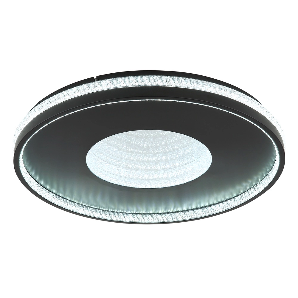 Éclairage de plafond Shirley noir avec du cristal Globo 9007371575299