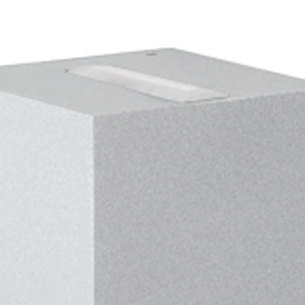 Applique LED carrée Zenn 10,5 cm - gris Albert 4007235923704